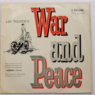 War And Peace LP Philips BBL7135 EX/G 1950s music by Nino Rota