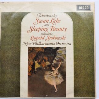 Leopold Stokowski Swan Lake & Sleeping Beauty LP Decca LK4807 EX/VG 1960s