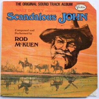 Rod McKuen Scandalous John LP Buena Vista STER5004 EX/EX 1960s US pressing, sleeve is snipped at right corners