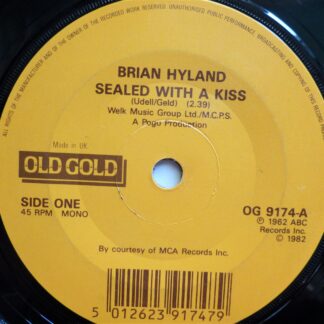 Brian Hyland Sealed With A Kiss 7" Old Gold OG9174 EX 1982
