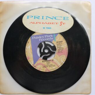Prince Alphabet Street Edit 7" Paisley Park W7900 EX/VG 1988 in stickered pvc sleeve