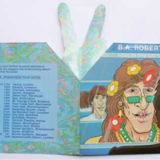 BA Robertson Kool In The Kaftan 7" Asylum K12427 EX/EX 1989 pop-up picture sleeve, there are handwritten initials on label