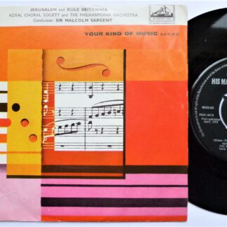Malcolm Sargent Jerusalem 7" HMV 7P229 EX/VG 1963 picture sleeve
