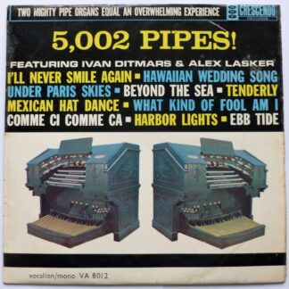 5002 Pipes 5002 Pipes LP Vogue VA8012 EX/VG 1963