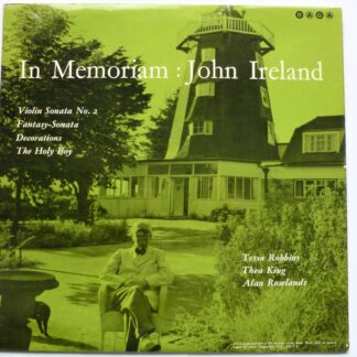 John Ireland In Memoriam LP Saga XIP7008 EX/EX 1962