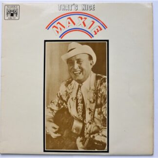 Max Miller That's Nice Maxie LP Marble Arch MAL597 EX/VG 1966