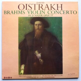 David Oistrakh Brahms Violin Concerto LP Saga XID5231 EX-/EX- 1964