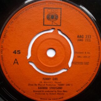 Barbra Streisand Funny Girl 7" CBS AAG233 EX 1964