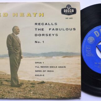 Ted Heath Recalls The Fabulous Dorseys EP Decca DFE6451 VG/EX 1958 picture sleeve