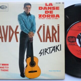 Claude Ciari La Dans De Zorba EP Pathe 45EG896 EX/EX 1960s