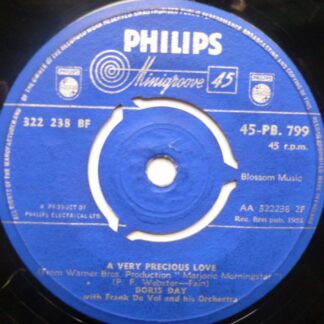Doris Day A Very Precious Love 7" Philips PB799 VG 1958