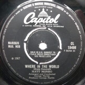 Matt Monro Where In The World 7" Capitol CL15496 EX 1967