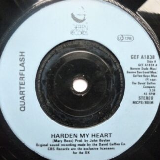 Quarterflash Harden My Heart 7" Geffen GEFA1838 EX 1983