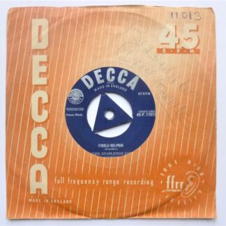 Cyril Stapleton Fiddle-Delphia 7" Decca F11013 VG 1958 Decca company sleeve is signed Best Wishes Cyril Stapleton