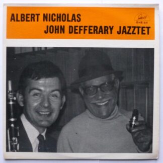 Albert Nicholas The John Defferary Jazztet LP GHB GHB64 VG/EX 1986 US pressing
