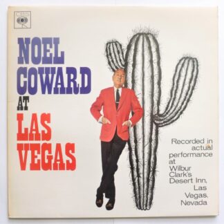 Noel Coward At Las Vegas LP CBS BPG62426 EX/EX 1970s smooth orange label