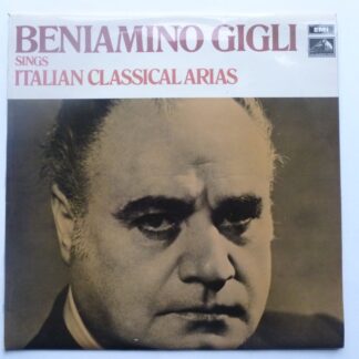 Beniamino Gigli Italian Classical Arias LP HMV HQM1213 EX/EX 1970 with insert