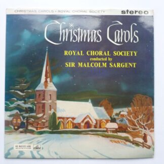 Malcolm Sargent Christmas Carols LP HMV ASD383 EX+/VG+ 1960 gold cream label