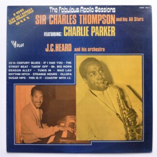 Sir Charles Thompson The Fabulous Apollo Sessions LP Vogue LDAP769 EX/VG 1973 French pressing, sleeve has writing on rear