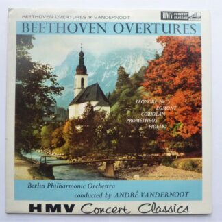 Andre Vandernoot Beethoven Overtures LP HMV XLP20031 EX/EX 1961