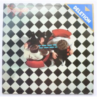 Voyager Halfway Hotel LP Elektra 6E208 EX/VG 1979 inner sleeve has seam split on bottom edge, US pressing, there is deletion sticker on front of sleeve