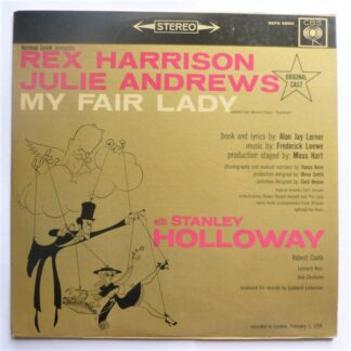My Fair Lady LP CBS SEPG68001 EX/VG 1960s with Rex Harrison, Julie Andrews & Stanley Holloway