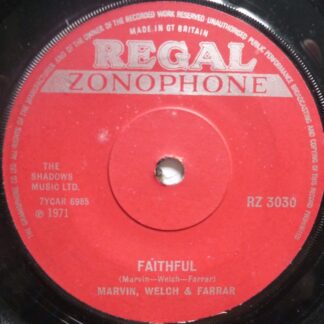 Marvin Welch & Farrar Faithful 7" Regal Zonophone RZ3030 EX 1971 there is handwritten number 10 on b-side label