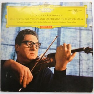 Eugen Jochum Beethoven Concerto For Violin & Orchestra LP Deutsch Grammophon SLPM138999 EX/VG 1963 German pressing, sleeve has two 1cm closed tears at front opening