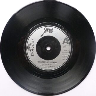 Sham 69 Questions And Answers 7" Polydor POSP27 EX 1979 there is name written in biro on a-side label