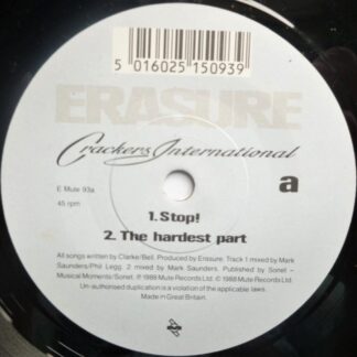 Erasure Stop 7" Mute EMUTE93 EX 1988