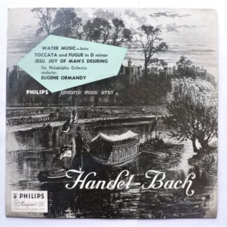 Eugene Ormandy Handel Bach 10"LP Philips SB6223 EX/VG 1950s 10 inch LP