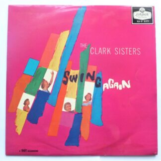 Clark Sisters Swing Again LP London had2177 EX/VG 1960 there is handwritten number on rear of sleeve