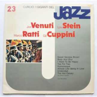 Joe Venuti Curcio LP I Giganti Del Jazz GJ23 EX/VG 1970s Italian pressing