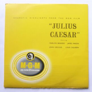 Julius Caesar LP MGM MCMC751 EX/EX 1950s with Marlon Brando & James Mason, music by Miklos Rozsa
