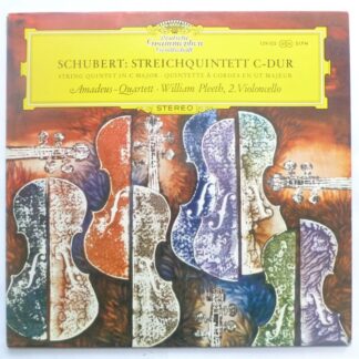 Amadeus Quartet Schubert LP Deutsch Grammophon 139105 EX/EX 1970 German pressing