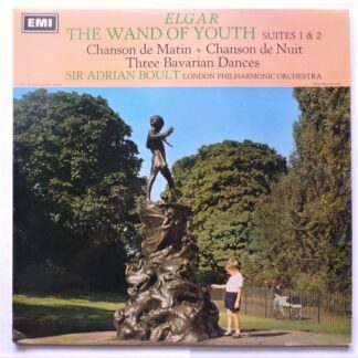 Adrian Boult Elgar The Wand Of Youth LP HMV ASD2356 EX/EX 1968 semi circle label