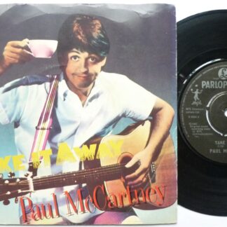 Paul McCartney Take It Away 7" Parlophone R6056 EX/VG 1982 picture sleeve