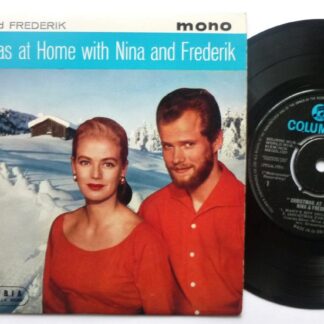Nina & Frederik Christmas At Home With Nina & Frederik EP Columbia SEG8111 EX/EX 1960s black label, picture sleeve