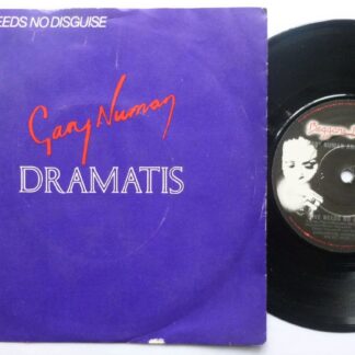 Gary Numan & Dramatis Love Needs No Disguise 7" Beggars Banquet BEG68 EX/VG 1981 picture sleeve, b-side by Dramatis