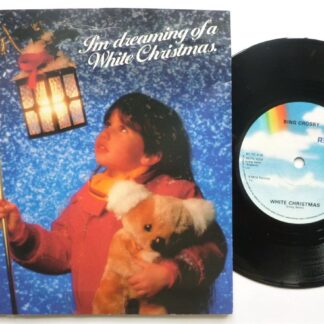 Bing Crosby White Christmas 7" MCA BC111 EX/EX 1980 Xmas card picture sleeve