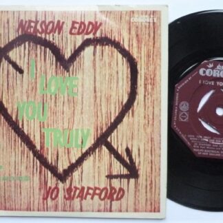Nelson Eddy I Love You Truly EP CBS Coronet KEP051 EX/VG 1960s picture sleeve, made in New Zealand