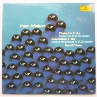 Trieste Trio Franz Schubert LP Deutsch Grammophon 6538213 EX/EX 1970s German pressing