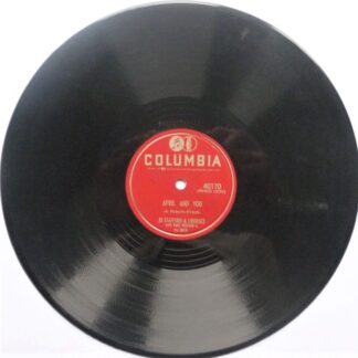 Jo Stafford April And You 78 Columbia 40170 EX 1950s 10" shellac 78rpm, US pressing, with Liberace