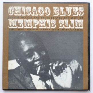 Memphis Slim Chicago Blues - SLEEVE ONLY - NO RECORD LP Folkways FG3536 VG 1961 there is 3cm split on bottom edge from opening, SLEEVE ONLY - NO RECORD