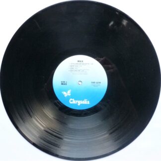 Max Gronenthar Max LP Chrysalis CHR1278 EX/VG 1980 Canadian pressing, in Chrysalis poly-sleeve