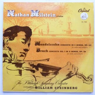 Nathan Milstein Mendelssohn Bruch LP Capitol CTL7059 EX/VG 1954