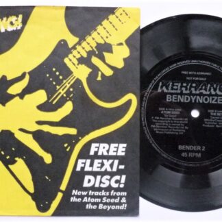 Kerrang Flexi No 3 flexi BENDER 2 EX/VG 1980s 7" flexidisc in picture sleeve, with Atom Seed & The Beyond, sleeve has sticker mark on rear