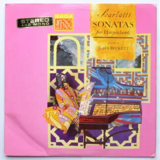 John Beckett Scarlatti Sonatas LP Sagapan PAN6205 EX/VG 1966 with inner