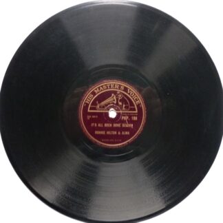 Ronnie Hilton It's All Been Done Before 78 HMV POP198 EX 1950s 10" 78rpm single, a-side with Alma