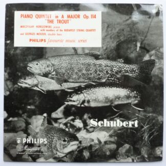 Mieczyslav Horszowski Piano Quintet In A Major 10"LP Philips SBR6220 EX/VG 1950s 10 inch LP